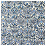 Canvas fein Ornamente blau