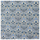 Canvas fein Ornamente blau