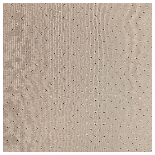 Jersey Ajour uni beige