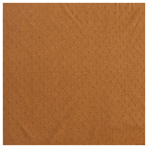 Jersey Ajour uni karamel