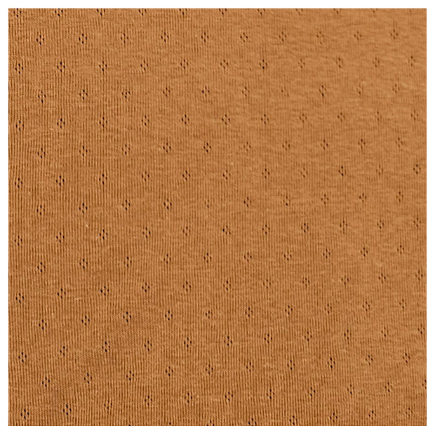 Jersey Ajour uni karamel