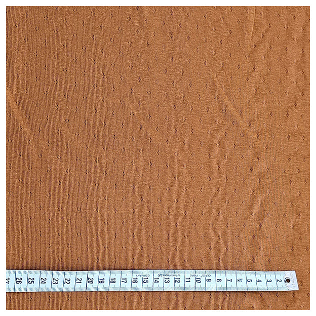 Jersey Ajour uni karamel