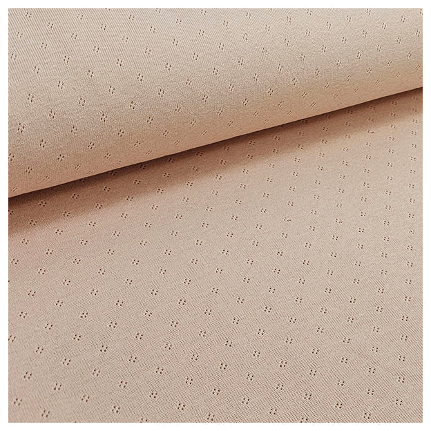 Jersey Ajour uni hellrosa