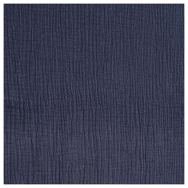 Musselin Baumwolle navy