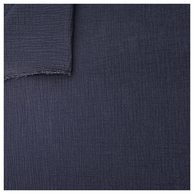 Musselin Baumwolle navy