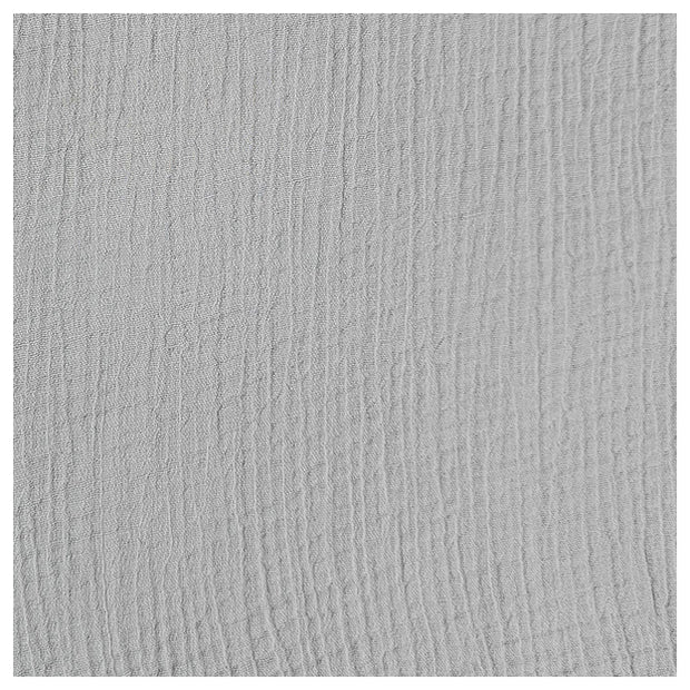 Musselin Baumwolle grau