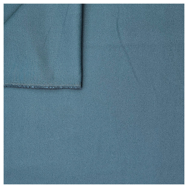 Baumwoll-Köper uni petrol