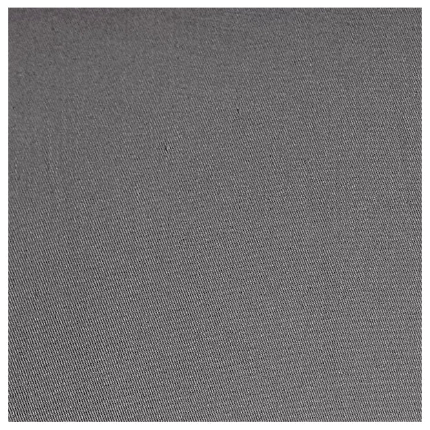 Baumwoll-Köper uni grau