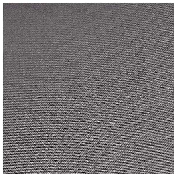 Baumwoll-Köper uni grau