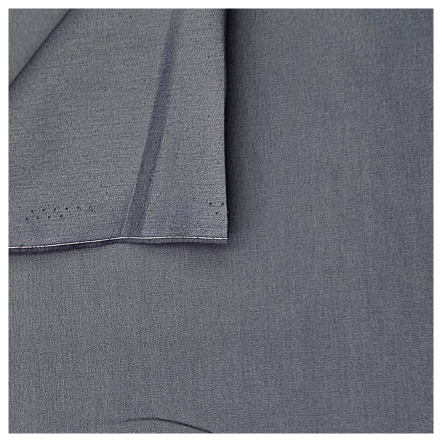 Baumwoll-Popeline uni rauchblau