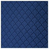 Baumwolle Ornament Halbdruck in blau