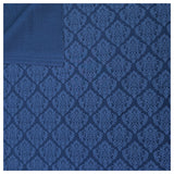 Baumwolle Ornament Halbdruck in blau