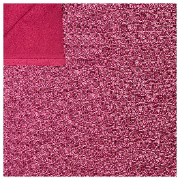 Baumwolle feines Muster Halbdruck in magenta