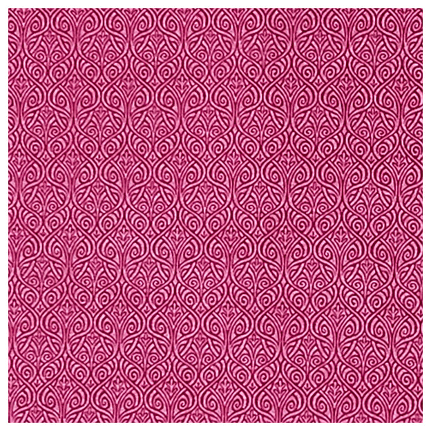 Baumwolle feines Muster Halbdruck in magenta