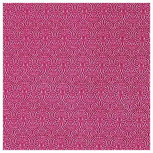 Baumwolle feines Muster Halbdruck in magenta