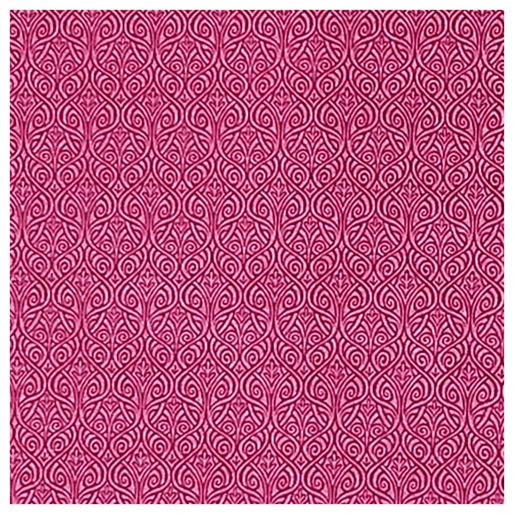 Baumwolle feines Muster Halbdruck in magenta