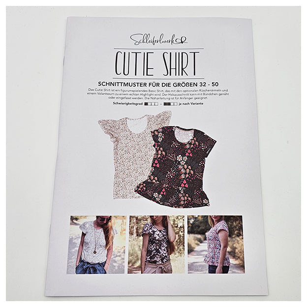 Papierschnittmuster cutie Shirt Damen 32-50