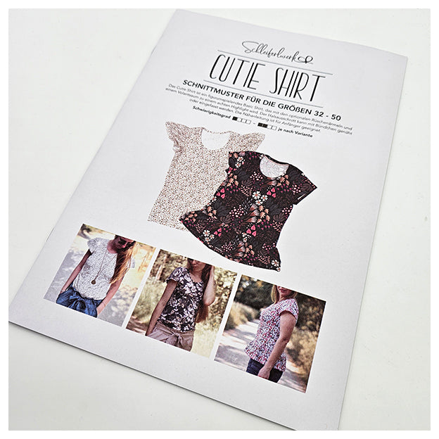 Papierschnittmuster cutie Shirt Damen 32-50