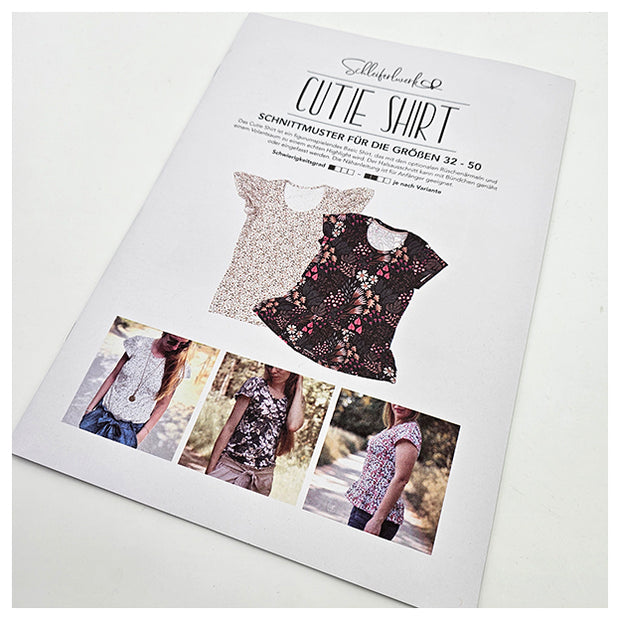 Papierschnittmuster cutie Shirt Damen 32-50