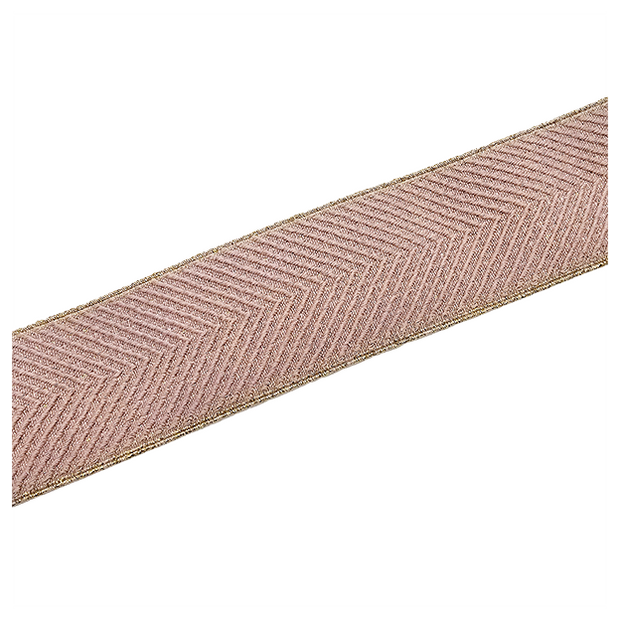 Elastic Band Fischgräte rosa und gold 5cm