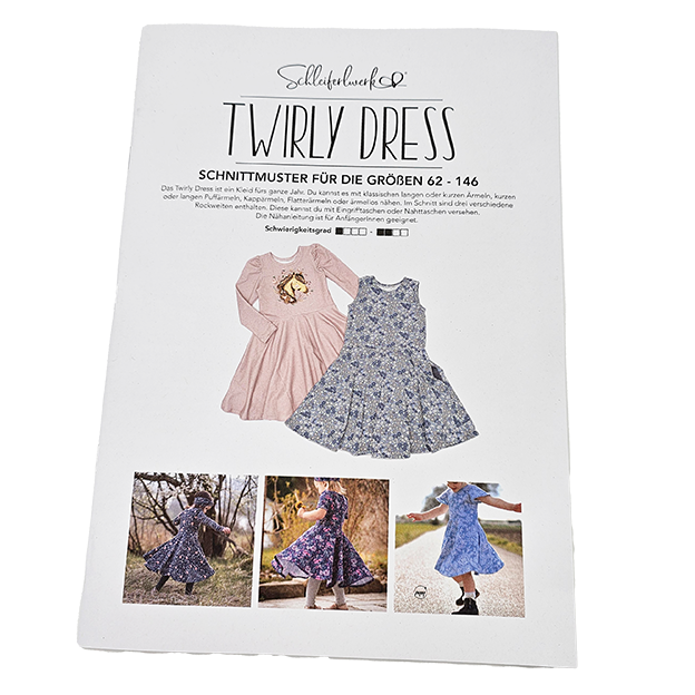 Papierschnittmuster Kleid Twirly Dress 62-146