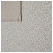 Baumwolle Blumen und Pflanzen beige mit braun