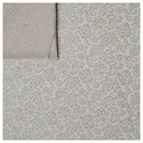 Baumwolle Blumen und Pflanzen beige mit braun