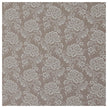 Baumwolle Blumen und Pflanzen braun mit beige