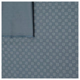 Baumwolle Blümchen blaugrau