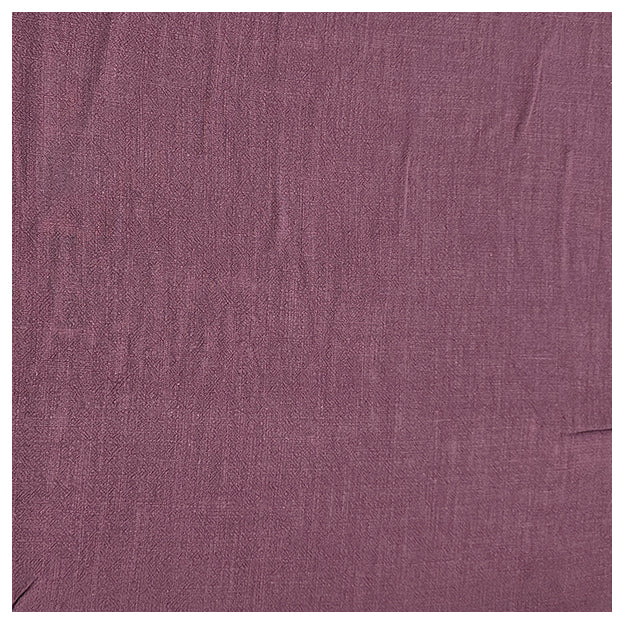 Leinen Viskose uni aubergine