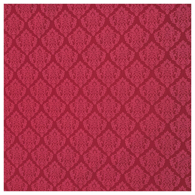 Baumwolle Ornament Halbdruck in rot