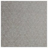 Baumwolle Halbdruck Ornamente beige und weiß
