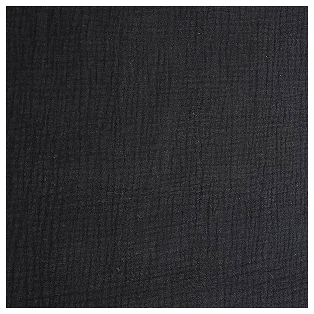 Musselin Baumwolle schwarz