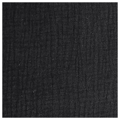 Musselin Baumwolle schwarz