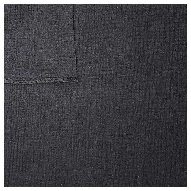 Musselin Baumwolle schwarz