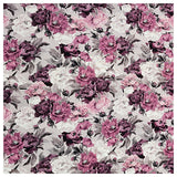 Baumwoll-Popelin Digital Rosenblüten
