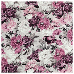 Baumwoll-Popelin Digital Rosenblüten