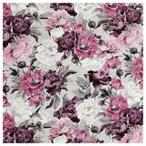 Baumwoll-Popelin Digital Rosenblüten
