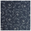 Baumwolle Blumen dunkelblau