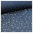 Baumwolle Blumen dunkelblau
