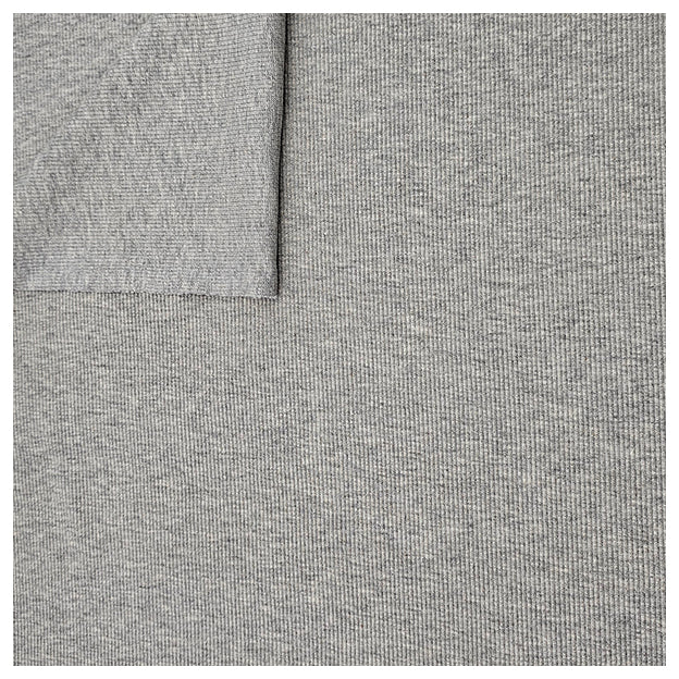 Rippjersey grau meliert