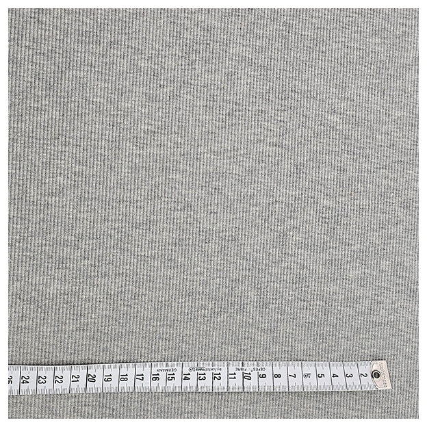 Rippjersey grau meliert