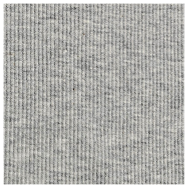 Rippjersey grau meliert