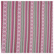 Baumwollsatin Siena Streifen rosa und mint