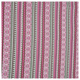 Baumwollsatin Siena Streifen rosa und mint