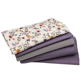Stoffbox Jersey Blumen naturweiß und Waffelstoff Jersey mit Bündchen