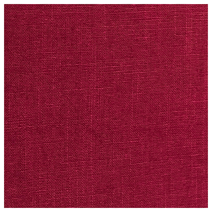 Leinen uni bordeaux