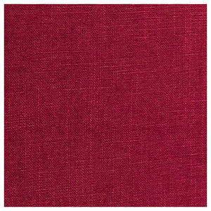 Leinen uni bordeaux