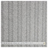 Zopf Jacquard/ Jersey hellgrau