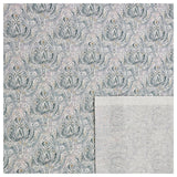 Baumwoll-Popeline Digital Ornamente mint und senf